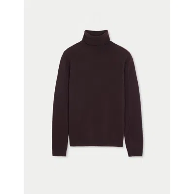 Gobi Mongolian Cashmere Cashmere Turtle Neck Sweater In Coffe Bean