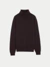Gobi Mongolian Cashmere Cashmere Turtle Neck Sweater In Coffee Bean