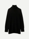 Gobi Mongolian Cashmere Cashmere Turtleneck In Black