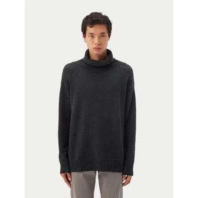 Gobi Mongolian Cashmere Cashmere Turtleneck In Charcoal