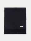 Gobi Mongolian Cashmere Cashmere Twill Shawl In Blue