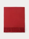 Gobi Mongolian Cashmere Double-breasted Cashmere Blazer In Red