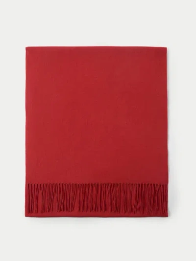 Gobi Mongolian Cashmere Double-breasted Cashmere Blazer In Red