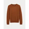 Gobi Mongolian Cashmere Crew Neck Sweater In Chipmunk