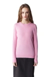 Gobi Mongolian Cashmere Crew Neck Sweater In Pink