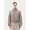 Gobi Mongolian Cashmere High-neck Cashmere Jacket In Taupe