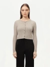 Gobi Mongolian Cashmere Lightweight Cashmere Cardigan In Dawn Blue