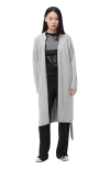 Gobi Mongolian Cashmere Long Maternity Cashmere Robe In Blue