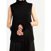 Gobi Mongolian Cashmere Loop-stitch Cashmere Fingerless Gloves In Black