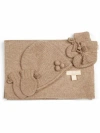 Gobi Mongolian Cashmere Organic Color Cashmere Baby Set In Taupe