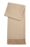 Gobi Mongolian Cashmere Oversized Cashmere Woven Scarf In Neutral