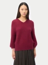 Gobi Mongolian Cashmere Polo Sweater In Pink
