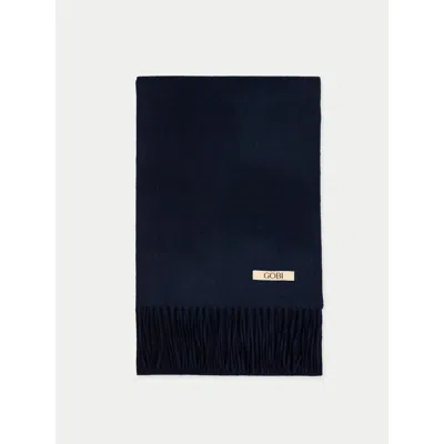 Gobi Mongolian Cashmere Pure Cashmere Warmth Woven Scarf In Green