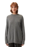 Gobi Mongolian Cashmere Relaxed-fit Cashmere Sweater In Gray