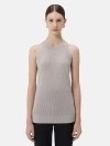Gobi Mongolian Cashmere Sleeveless Cashmere Top In Wind Chime