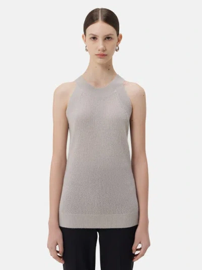 Gobi Mongolian Cashmere Sleeveless Cashmere Top In Wind Chime