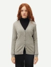 Gobi Mongolian Cashmere V-neck Cardigan In Dawn Blue
