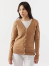 Gobi Mongolian Cashmere V-neck Cardigan In Sheepskin