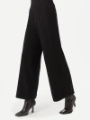 Gobi Mongolian Cashmere Wide-leg Cashmere Pants In Black