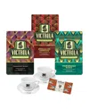 Gocoffeego - Victrola Triple Espresso Gift Bundle - Triborough, Streamline & Paramount, 1 Chocolate In Brown