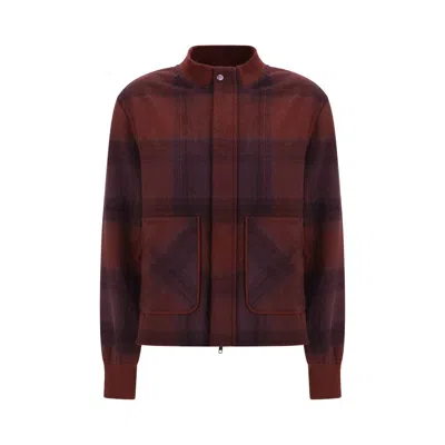 God's True Cashmere God's True Cashmere Multicolor Cashmere Coat In Burgundy