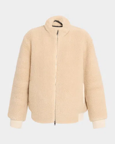 God & Apos;s True Cashmere Cashmere T-bird Flight Jacket In Gray