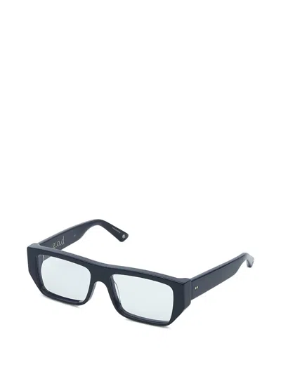 G.o.d Eyewear Rectangle-frame Sunglasses In Black