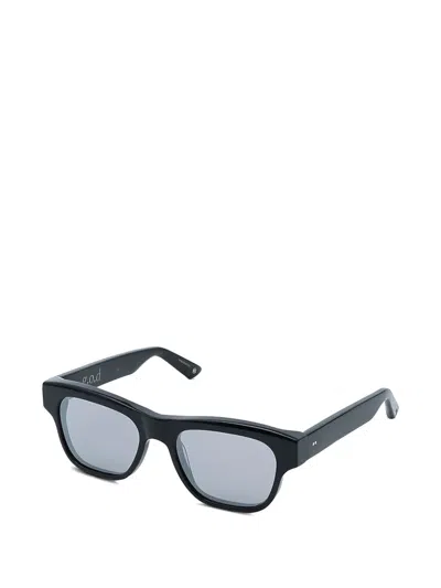 G.o.d Eyewear Seventeen Rectangle-frame Sunglasses In Black