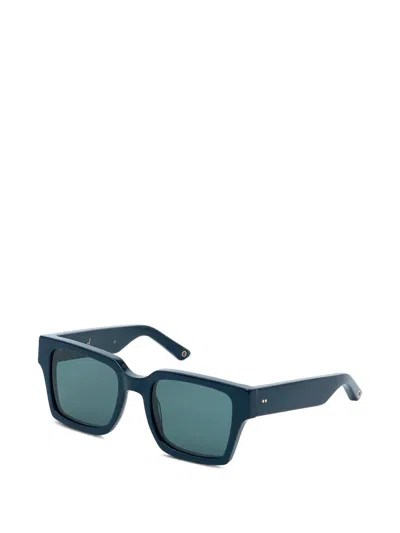 G.o.d Eyewear Sixteen Square-frame Sunglasses In Blue
