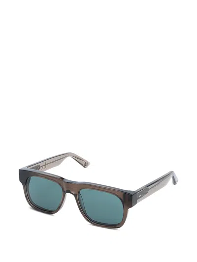 G.o.d Eyewear Thirteen Rectangle-frame Sunglasses In Gray