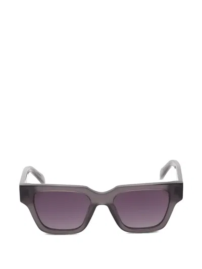 G.o.d Eyewear Thirty Five Ii Rectangle-frame Sunglasses In Gray