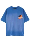 God Made Heritage Logo-print Cotton T-shirt In Blue