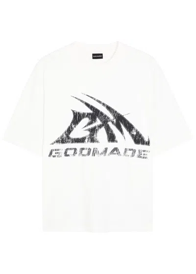 God Made Logo-print Cotton T-shirt In White