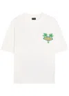 God Made Ocean Side Printed Cotton T-shirt In White