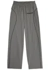 God Made Phantom Logo Cotton Track Pants In Gray