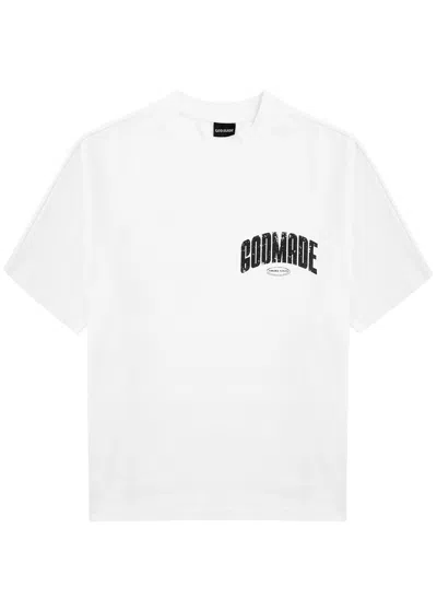 God Made Tribulation Logo-print Cotton T-shirt In White