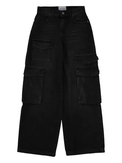 God-save-denim Cargo Jeans In Black