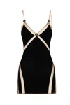 God Save Queens Women's Angelina Dress Black In Black
