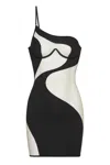 God Save Queens Women's Black Carmen Dress Nude In Black