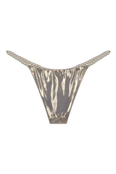 God Save Queens Women's Mia Bottom Gold