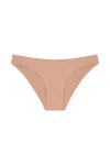 God Save Queens Women's Neutrals Second Skin Ultimate Brief Cafe Au Lait In Brown