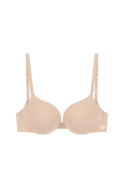 God Save Queens Women's Neutrals Second Skin Ultimate Push-up Bra Light Nude In Brown