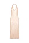 God Save Queens Women's Neutrals Venus Dress Pearl In Pink