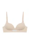 God Save Queens Women's Neutrals / White Second Skin Wire-free Bra Light Nude In Neutral