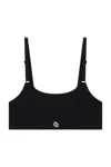 God Save Queens Women's Second Skin Bralette Tanktop Black In Black