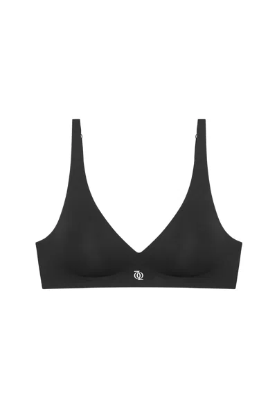 God Save Queens Women's Second Skin Push Up Bralette Black Q