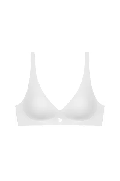 God Save Queens Women's Second Skin Push Up Bralette Off White Q