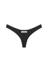God Save Queens Women's Second Skin Thong Black In Black