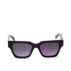 G.o.d Thirty Five Ii Black Sunglass With Grad Grey Lens