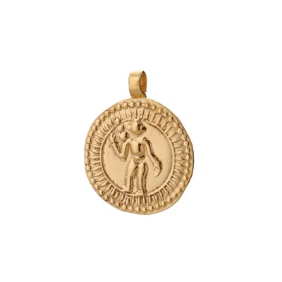 Goddess Charms Women's Aquarius Zodiac Charm - Gold